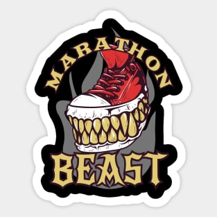 Marathon Beast Sticker